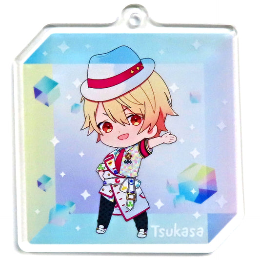 Hatsune Miku: Colorful Stage! Tsukasa Tenma Mini Character Acrylic Keychain Collection B Colorful Live 2nd: Will Limited Keychains [USED]