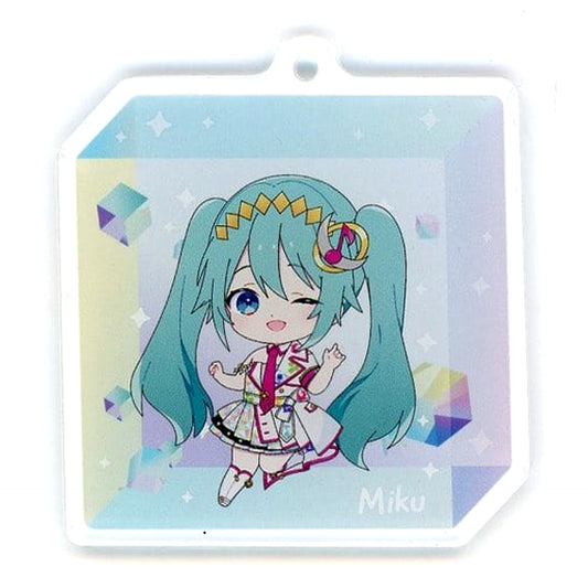 Hatsune Miku: Colorful Stage! Hatsune Miku Mini Character Acrylic Keychain Collection C Colorful Live 2nd: Will Limited Keychains [USED]