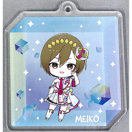 Hatsune Miku: Colorful Stage! MEIKO Mini Character Acrylic Keychain Collection C Colorful Live 2nd: Will Limited Keychains [USED]