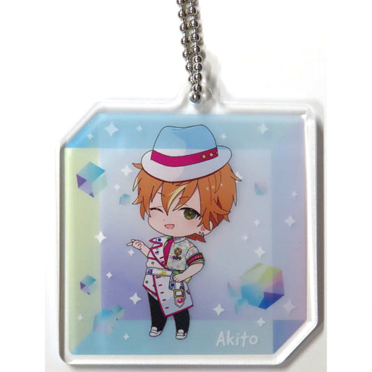 Hatsune Miku: Colorful Stage! Akito Shinonome Mini Character Acrylic Keychain Collection C Colorful Live 2nd: Will Limited Keychains [USED]