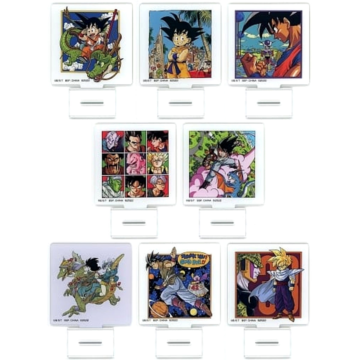 Dragon Ball All 8 Types Set Ichiban Kuji Vs Omnibus Great Square Acrylic Stand Prize H Acrylic Stands [USED]
