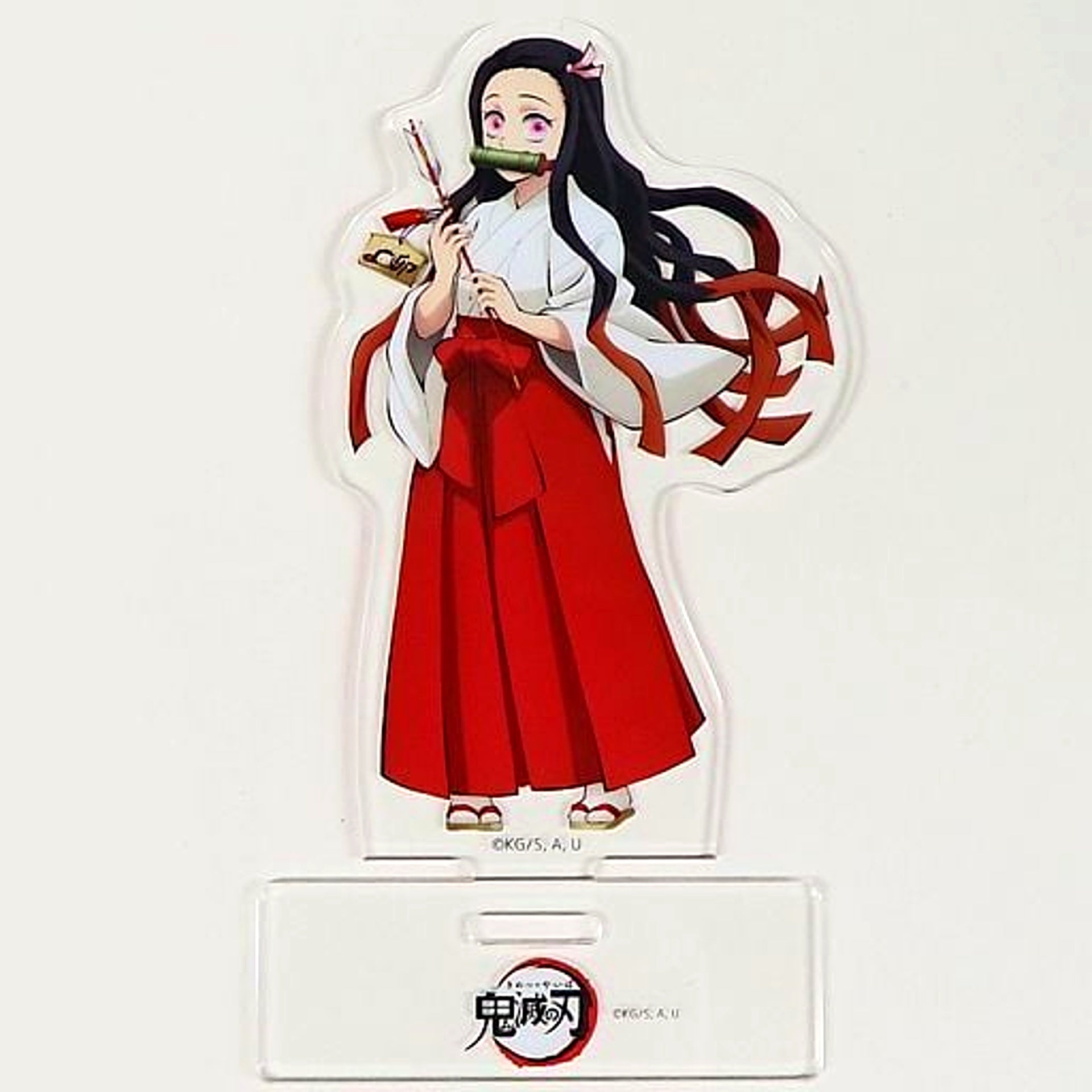 Nezuko Kamado Demon Slayer Happy New Year Hatsumode with Tanjiro and Friends Illustration Acrylic Stand C101 Goods [USED]
