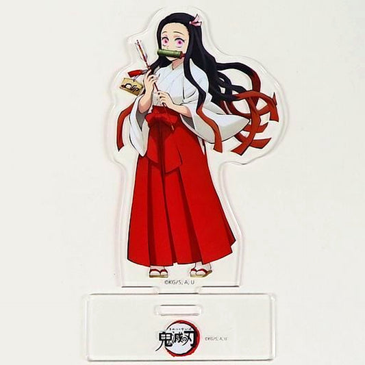 Nezuko Kamado Demon Slayer Happy New Year Hatsumode with Tanjiro and Friends Illustration Acrylic Stand C101 Goods [USED]