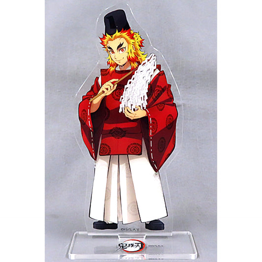 Kyojuro Rengoku Demon Slayer Happy New Year First Shrine Visit with Tanjiro and Friends Illustration Acrylic Stand C101 Goods [USED]
