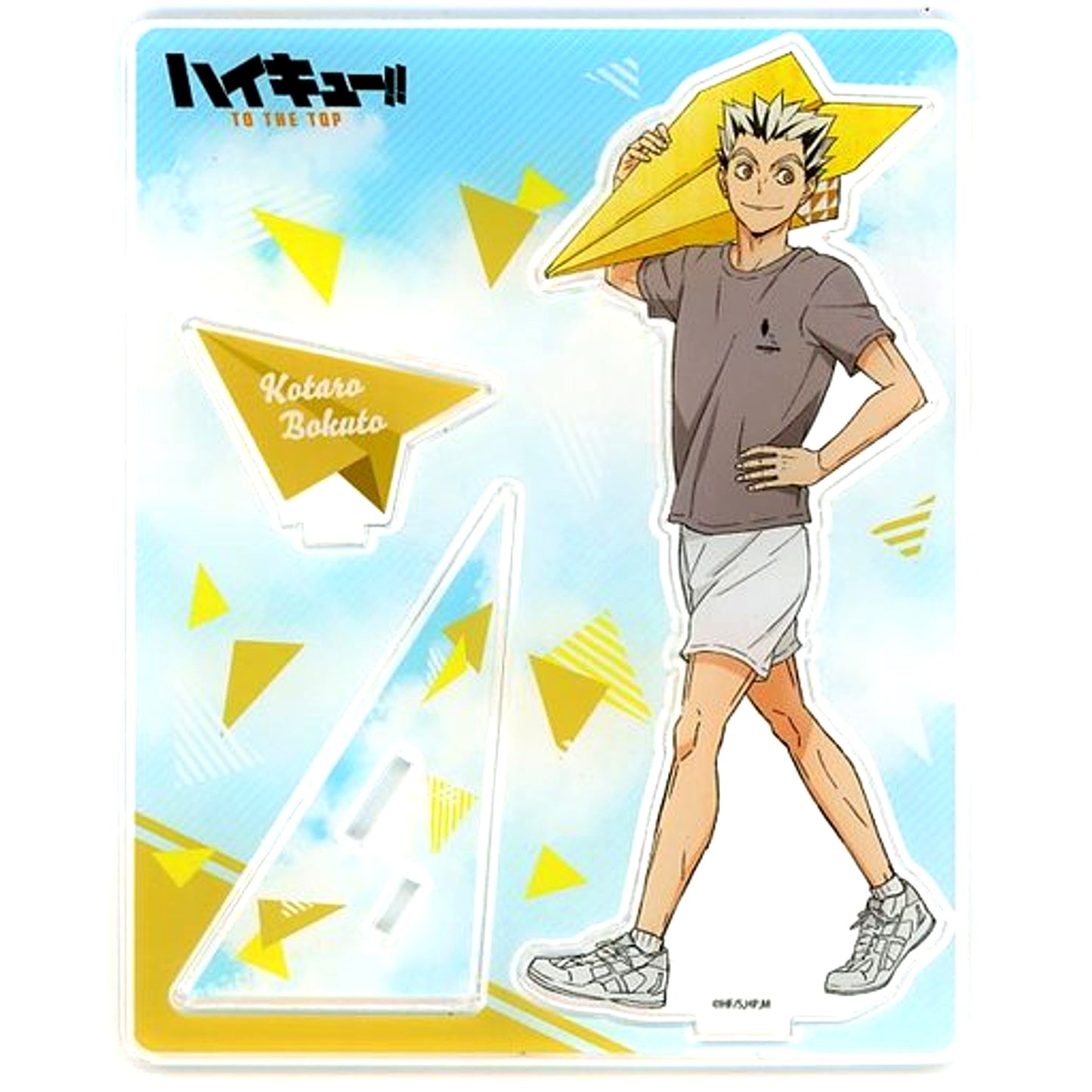Kotaro Bokuto Acrylic Stand Paper Airplane Ver. Haikyu!! TO THE TOP x Narita Anime Deck [USED]