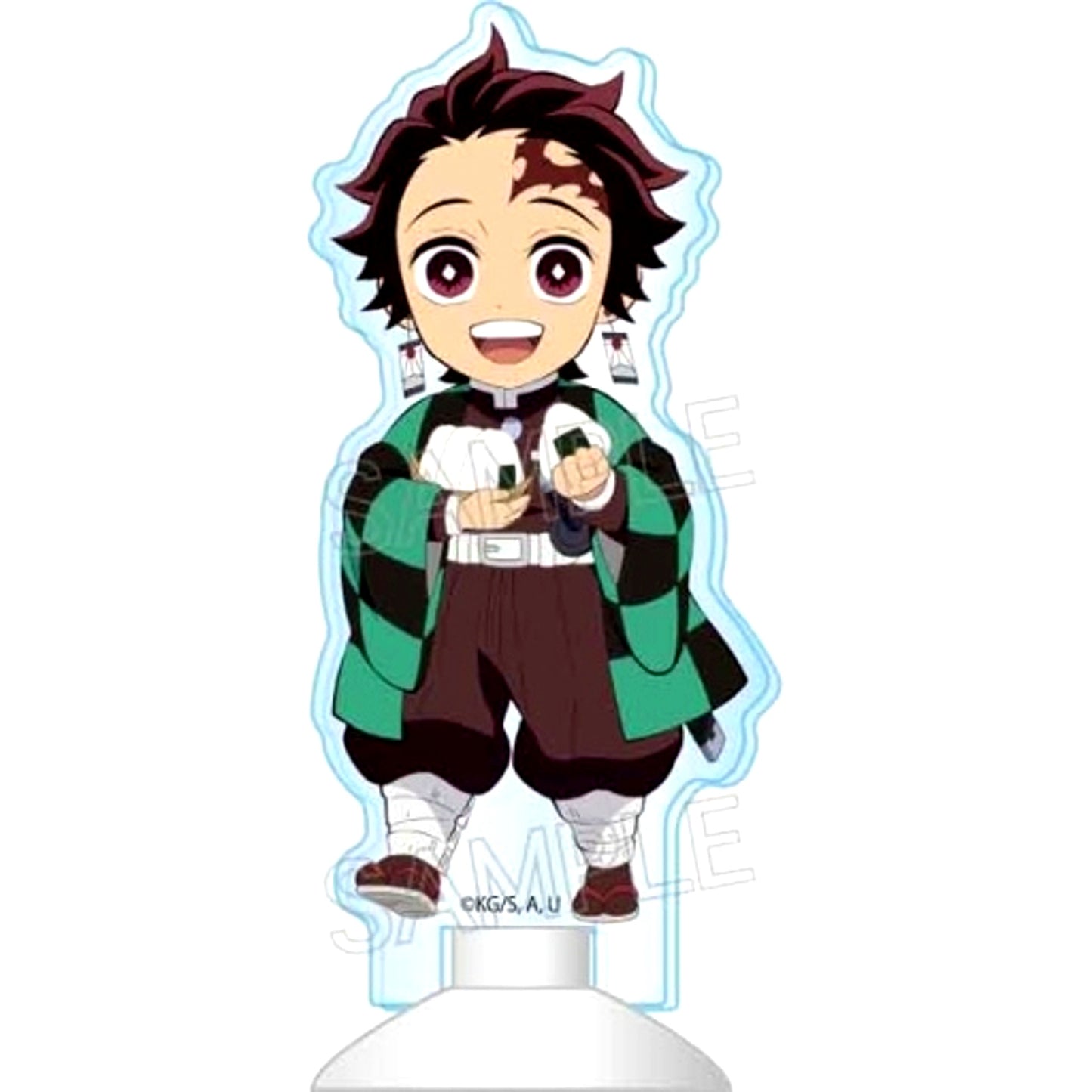 Tanjiro Kamado Demon Slayer Kimetsu no Yaiba Kaido Aruki Series Suction Cup Mascot [USED]