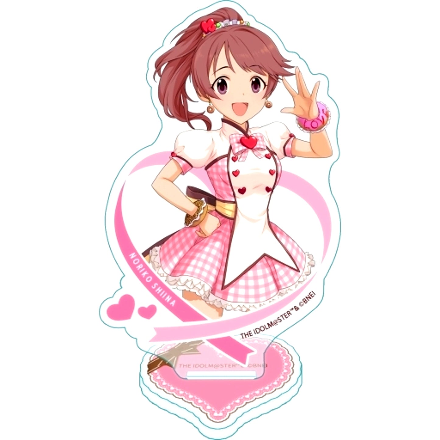 Noriko Shiina Happy Valentine + Ver. The Idolmaster Cinderella Girls Acrylic Stand [USED]