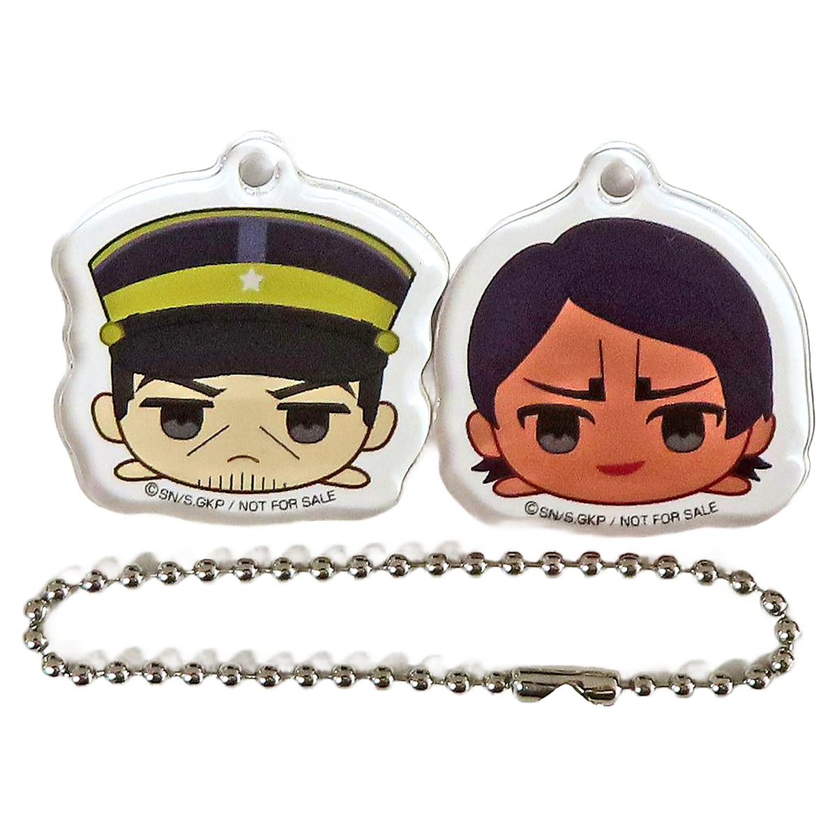 Golden Kamuy Sergeant Tsukishima Ensign Koito Gororin Mascot Acrylic Keychain MEDICOS Online Shop Limited Box Purchase Privilege Keychains [USED]