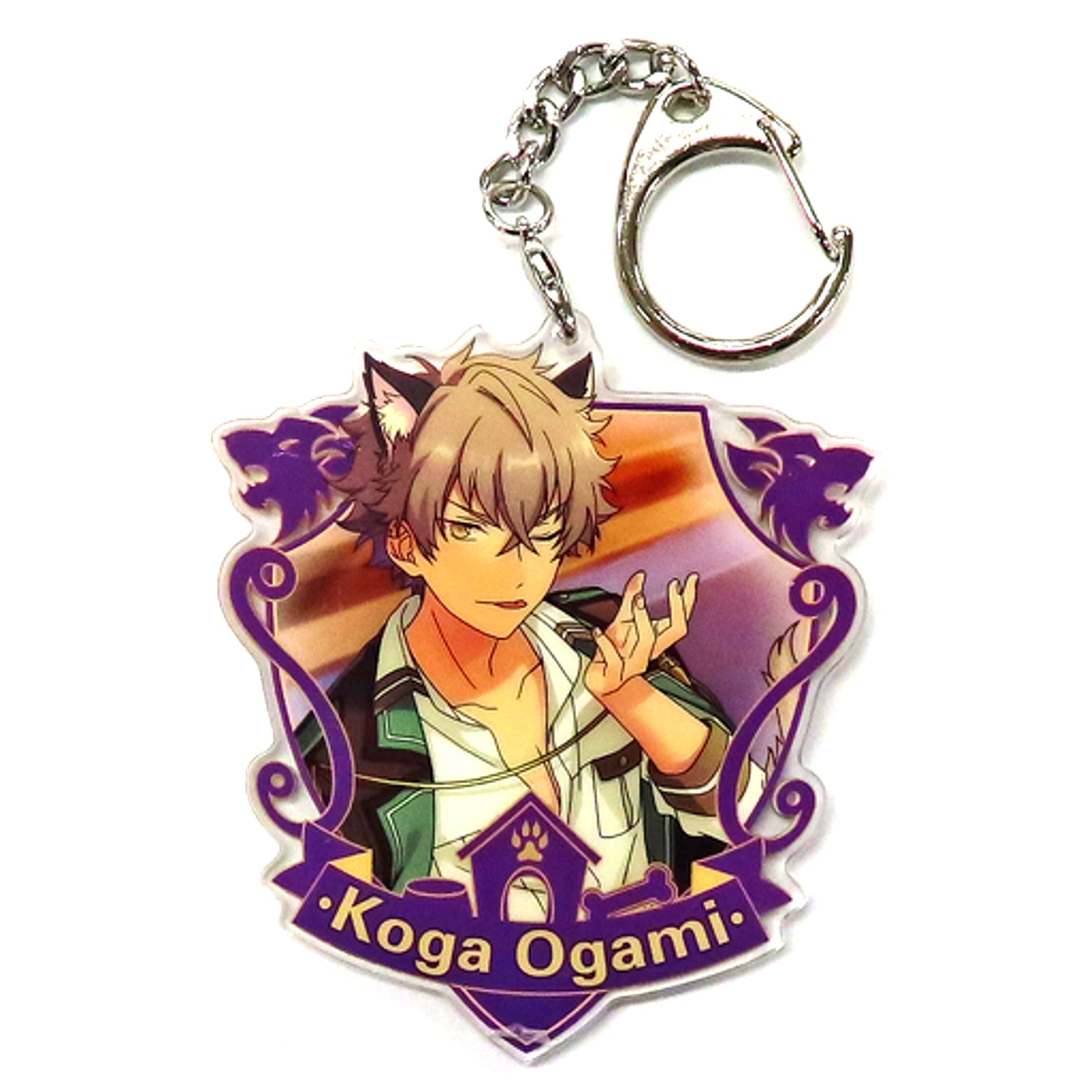 Koga Oogami Ensemble Stars! x Phantom in the Twilight Acrylic Keychain China Limited [USED]