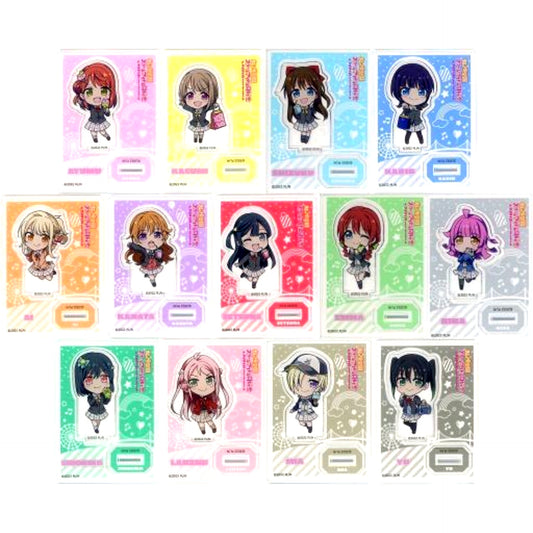 Set of 13 Love Live! Nijigasaki High School Idol Club x Seria Can Do Acrylic Stand [USED]