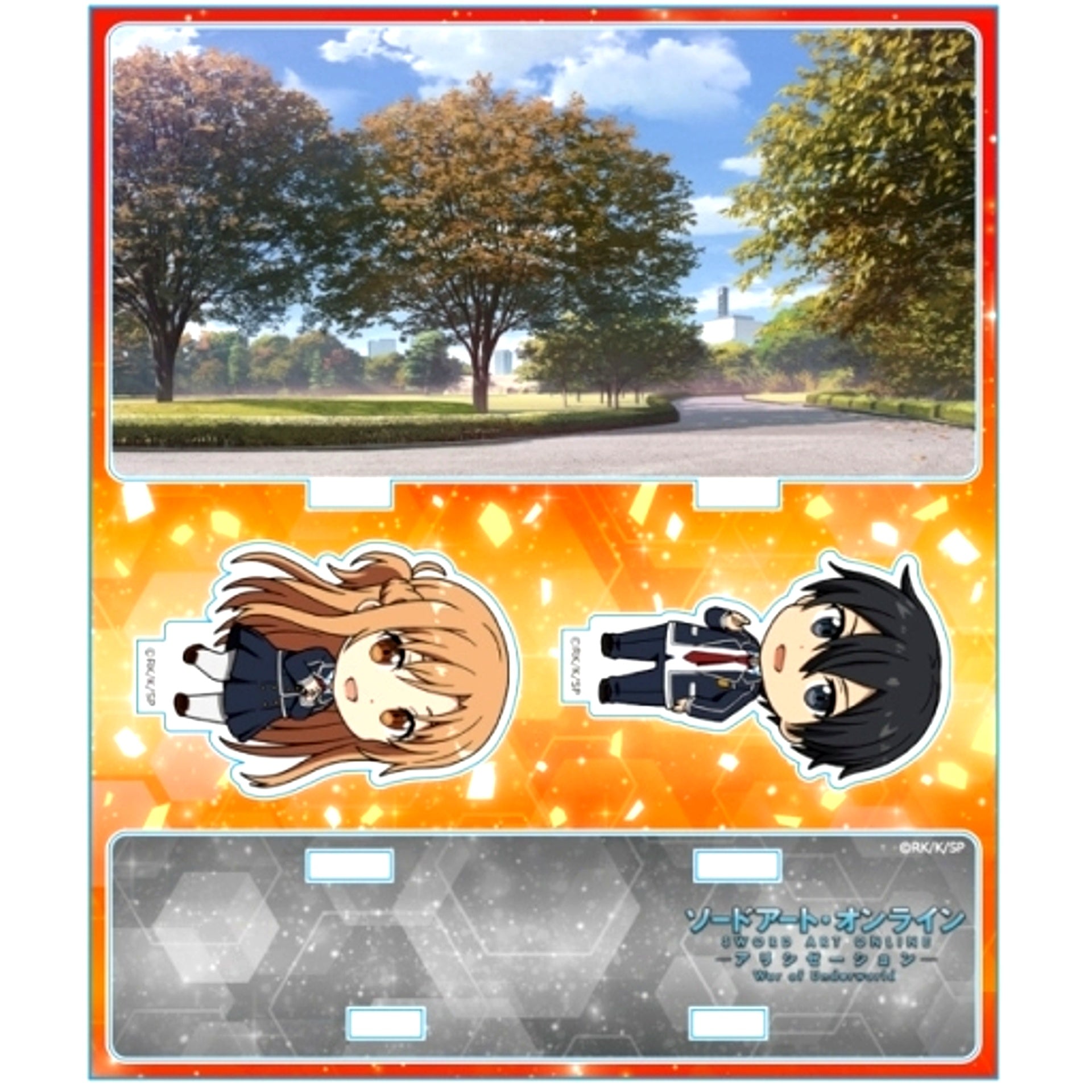 Kazuto Kirigaya & Asuna Yuuki D Acrylic Diorama Sword Art Online Alicization War of Underworld [USED]