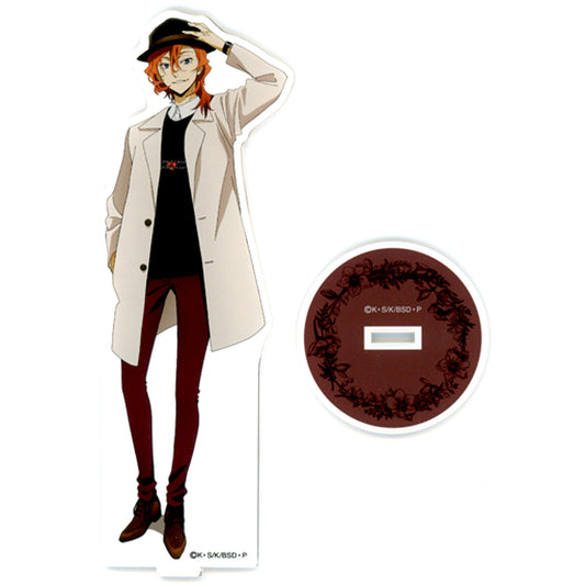Chuya Nakahara Illustration Winter Holiday Ver. Big Acrylic Stand Bungo Stray Dogs [USED]