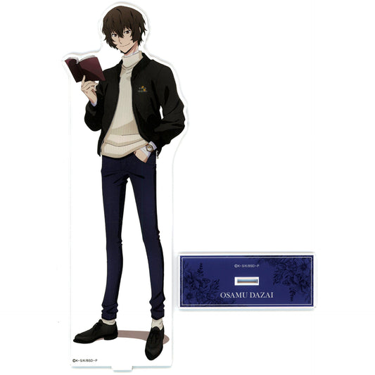 Osamu Dazai Winter Holiday Ver. Illustration Extra Large Acrylic Stand Bungo Stray Dogs [USED]