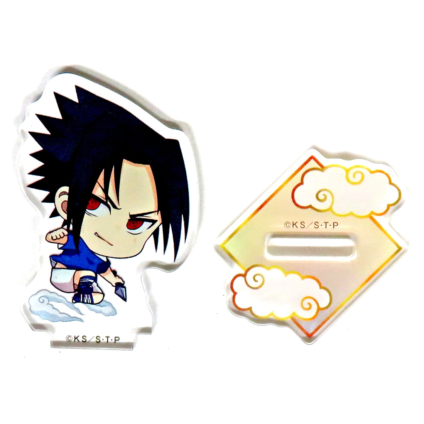 Sasuke Uchiha Mini Acrylic Stand Collection Sasuke Recovery Mission Naruto Shippuden [USED]