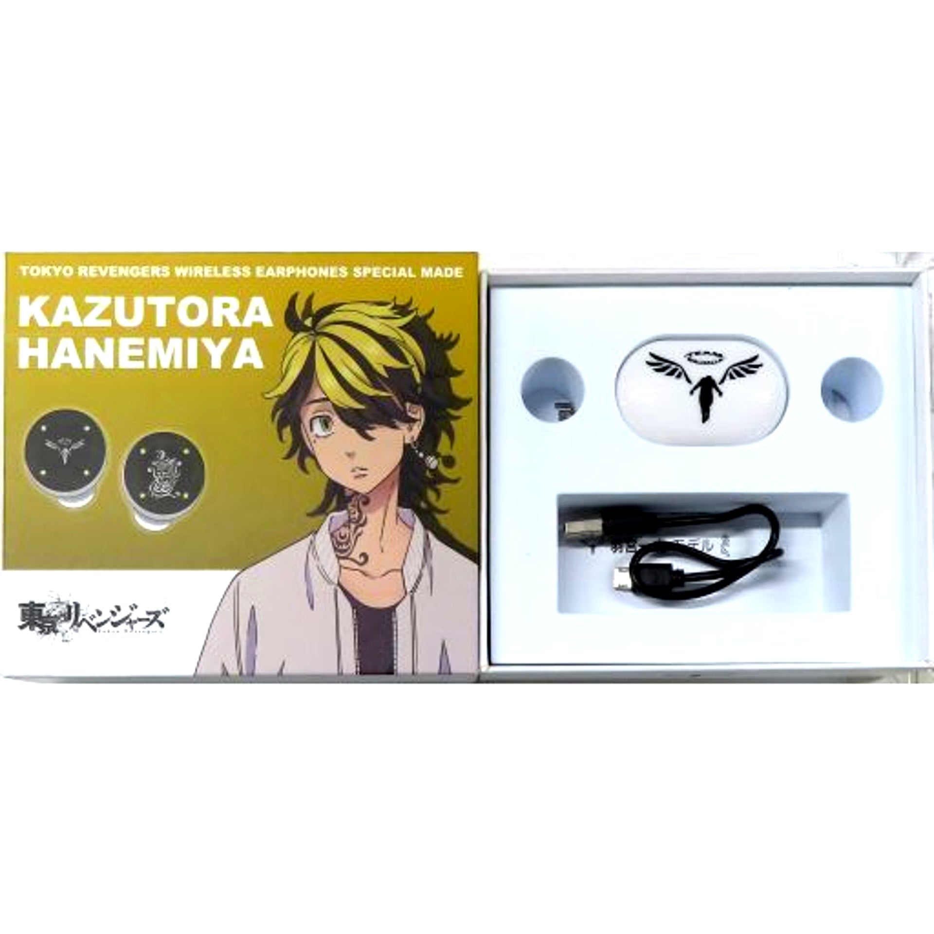 Kazutora Hanemiya Model TRUE WIRELESS STEREO EARPHONES - Wireless Earphones Tokyo Revengers [USED]