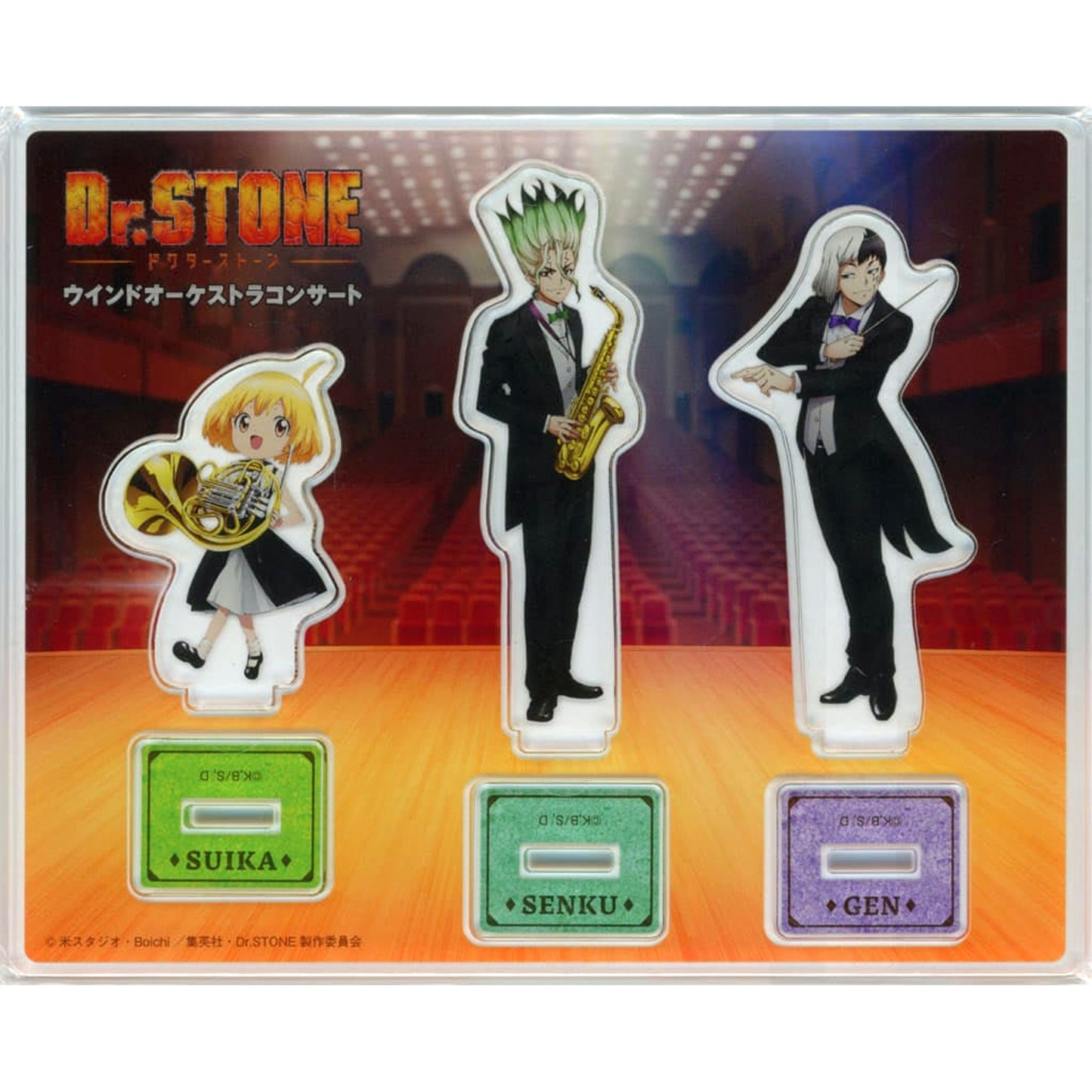 Suika Senku Ishigami Gen Asagiri Dr. STONE Acrylic Stand Wind Orchestra Concert [USED]
