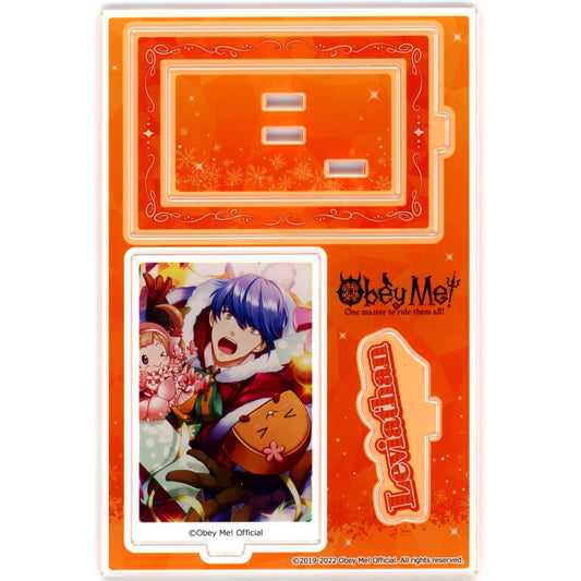 Leviathan Frame Acrylic Stand Christmas Card Design Obey Me! x mixx garden Happy Devil Day 2022 [USED]