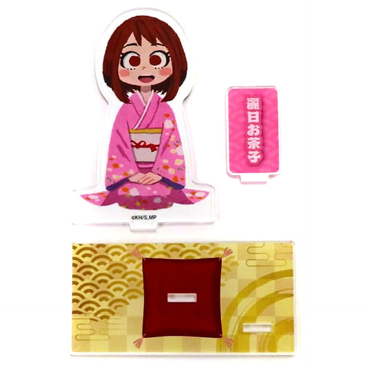 Ochaco Uraraka Acrylic Stand New Year Ver. My Hero Academia x KITTE Marunouchi New Year Hero Festival [USED]