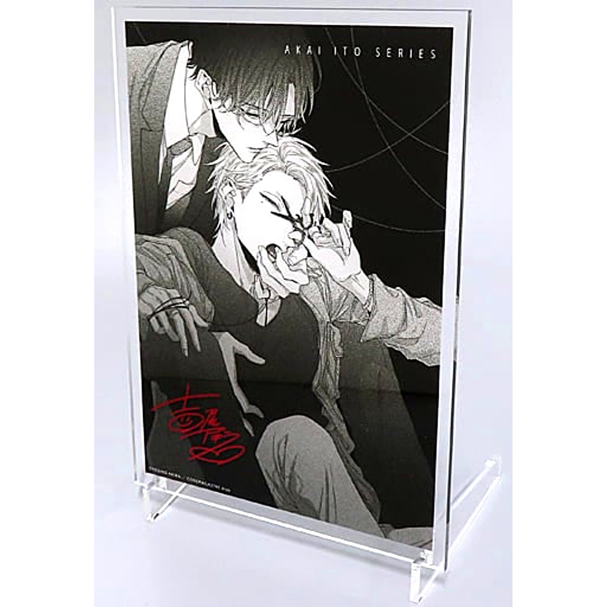 Akira Yoshio Kazuki Hara and Kaoru Kanzawa Version Red Thread Series Hot-Stamped Acrylic Board "Red Thread Series" drap August 2022 Issue All-Applicants Service [USED]