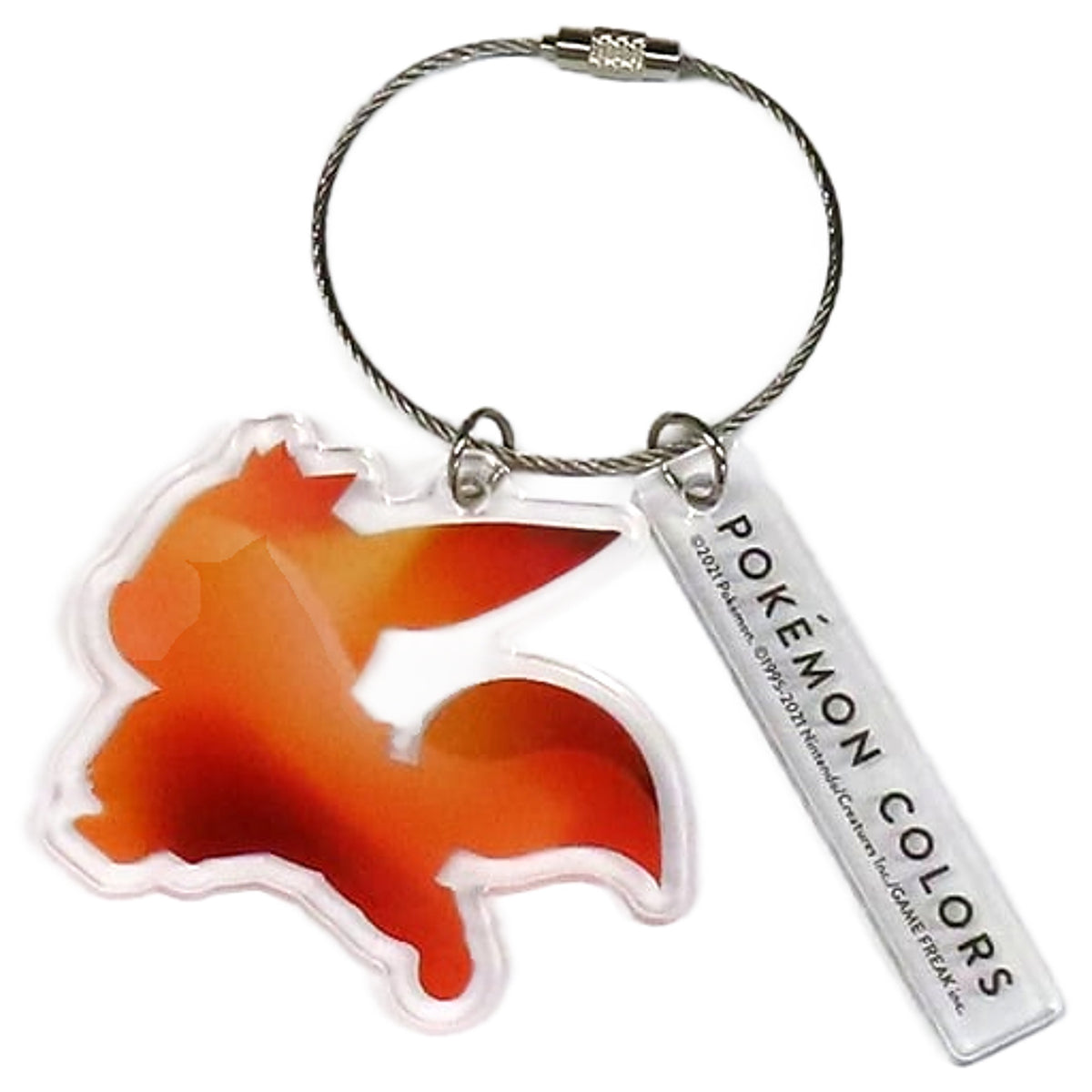 Eevee Pokemon Acrylic Keychain Experience-Based Exhibition Pokemon Colors Limited [USED]