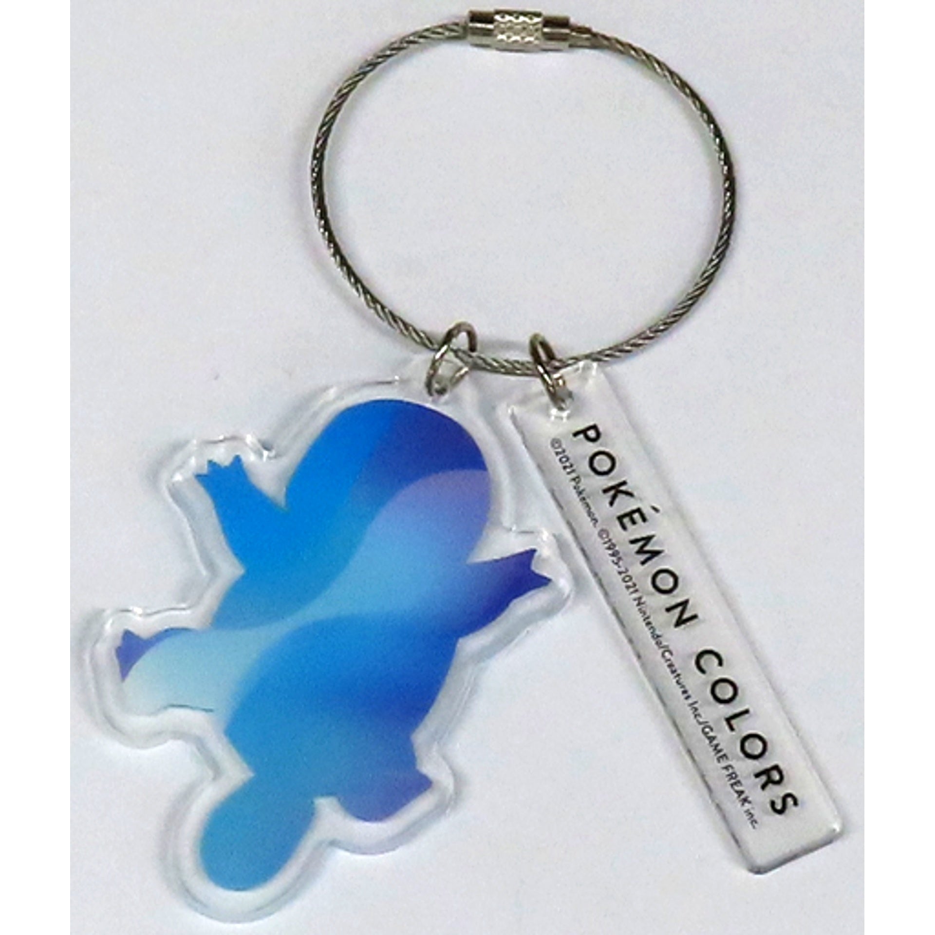 Squirtle Pokemon Acrylic Keychain Experience-based Exhibition POKEMON COLORS [USED]