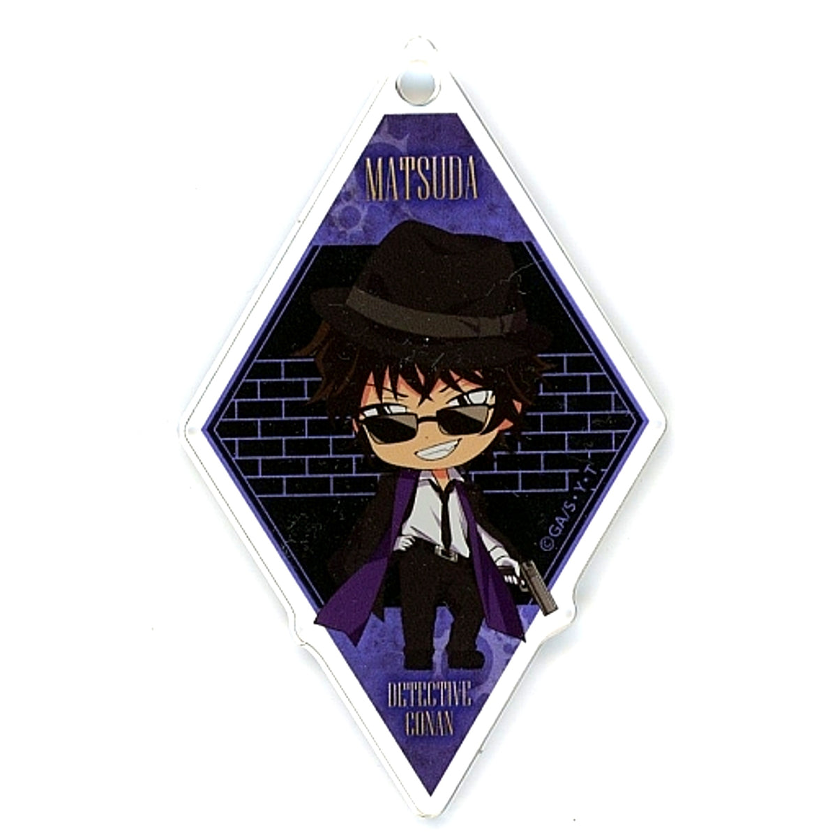 Jinpei Matsuda Detective Conan Niitengo Acrylic Keychain Old Suit Ver. [USED]