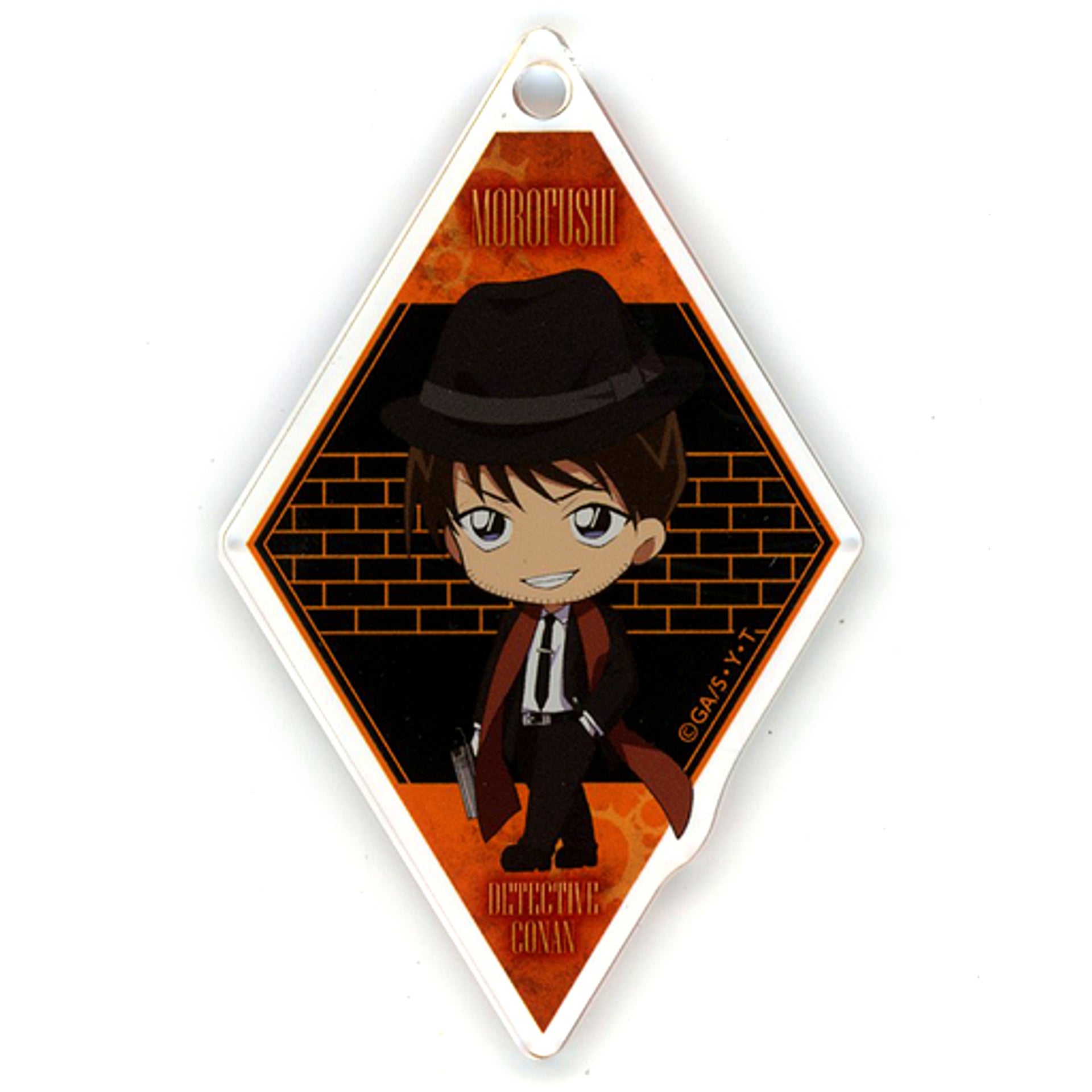 Hiromitsu Morofushi Detective Conan Niitengo Acrylic Keychain Old Suit ver. [USED]