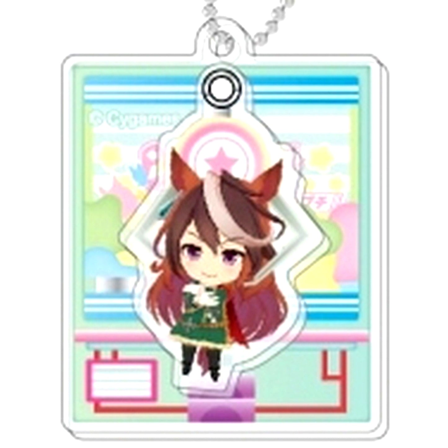 Symboli Rudolf Uma Musume Pretty Derby Purapura Acrylic Keychain Box B [USED]
