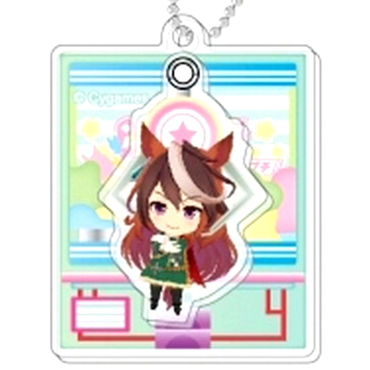 Symboli Rudolf Uma Musume Pretty Derby Purapura Acrylic Keychain Box B [USED]