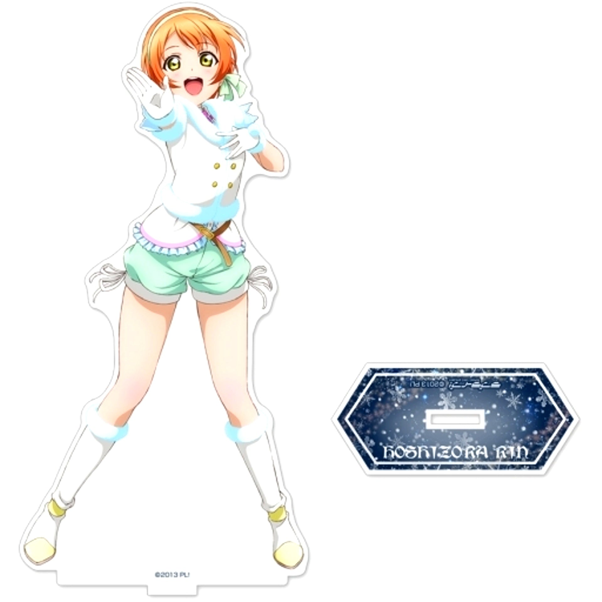 Rin Hoshizora Large Acrylic Stand Snow halation Ver. Love Live! [USED]