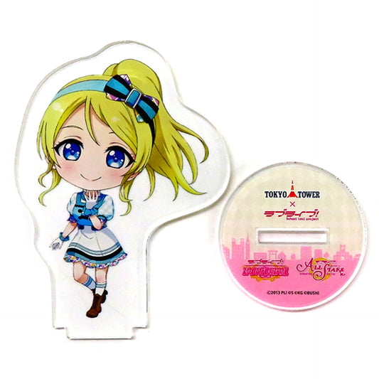 Eli Ayase Illustration Deformed Acrylic Stand Love Live! Series in Tokyo Tower Pasela SIF Series Thanksgiving After Party [USED]