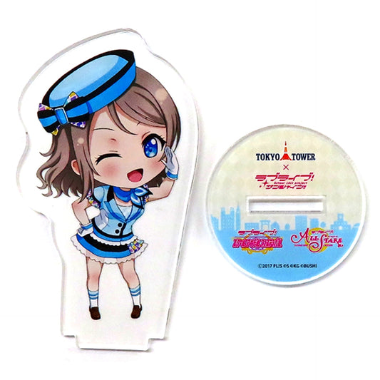 You Watanabe Love Live! Series in Tokyo Tower Pasela SIF Series Thanksgiving Festival After Party Original Chibi Acrylic Stand Love Live! Sunshine!! [USED]