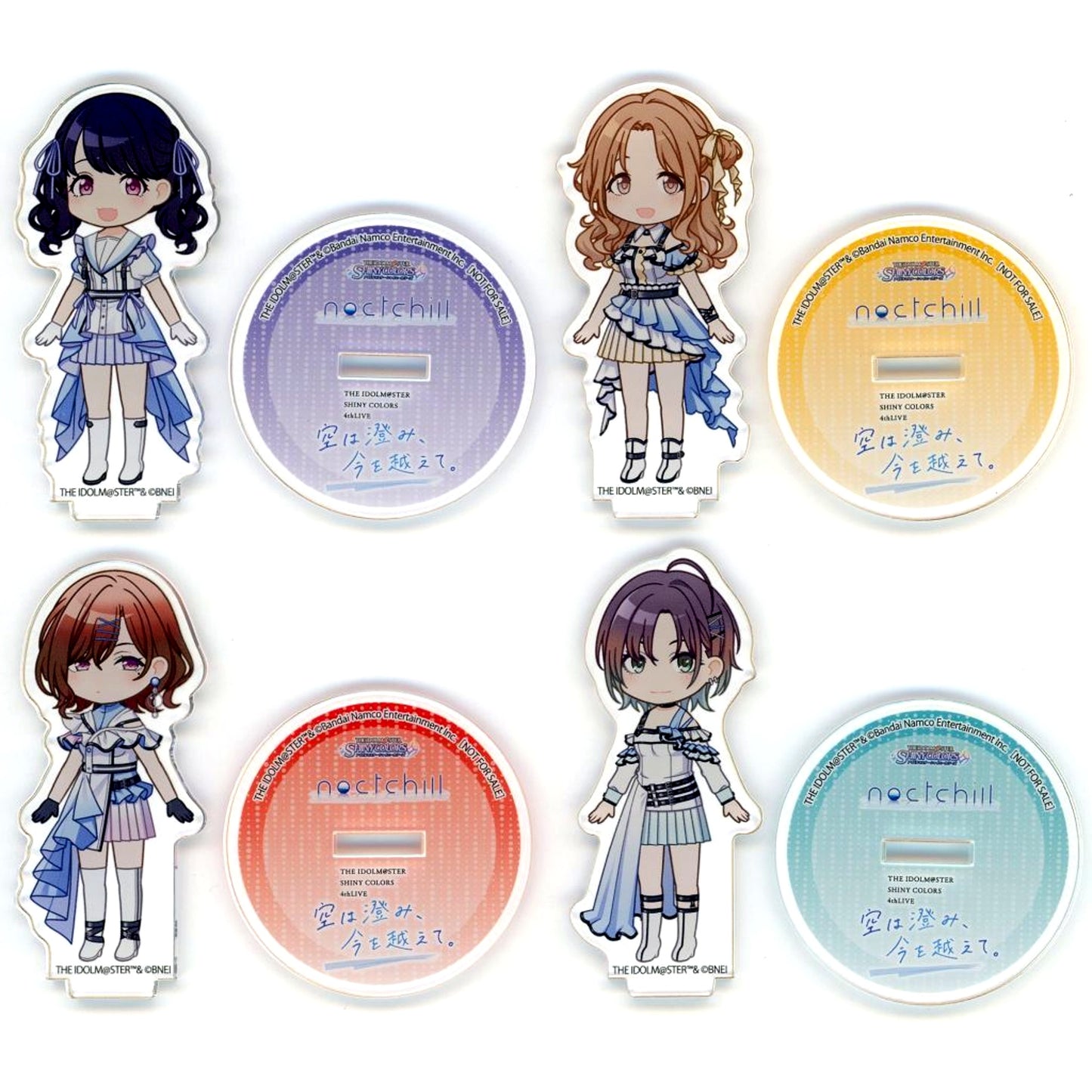 Single Item noctchill The Idolmaster Shiny Colors 4th Live Sora wa Sumi Ima o Koete Blu-ray Animate Bonus Acrylic Stand [USED]