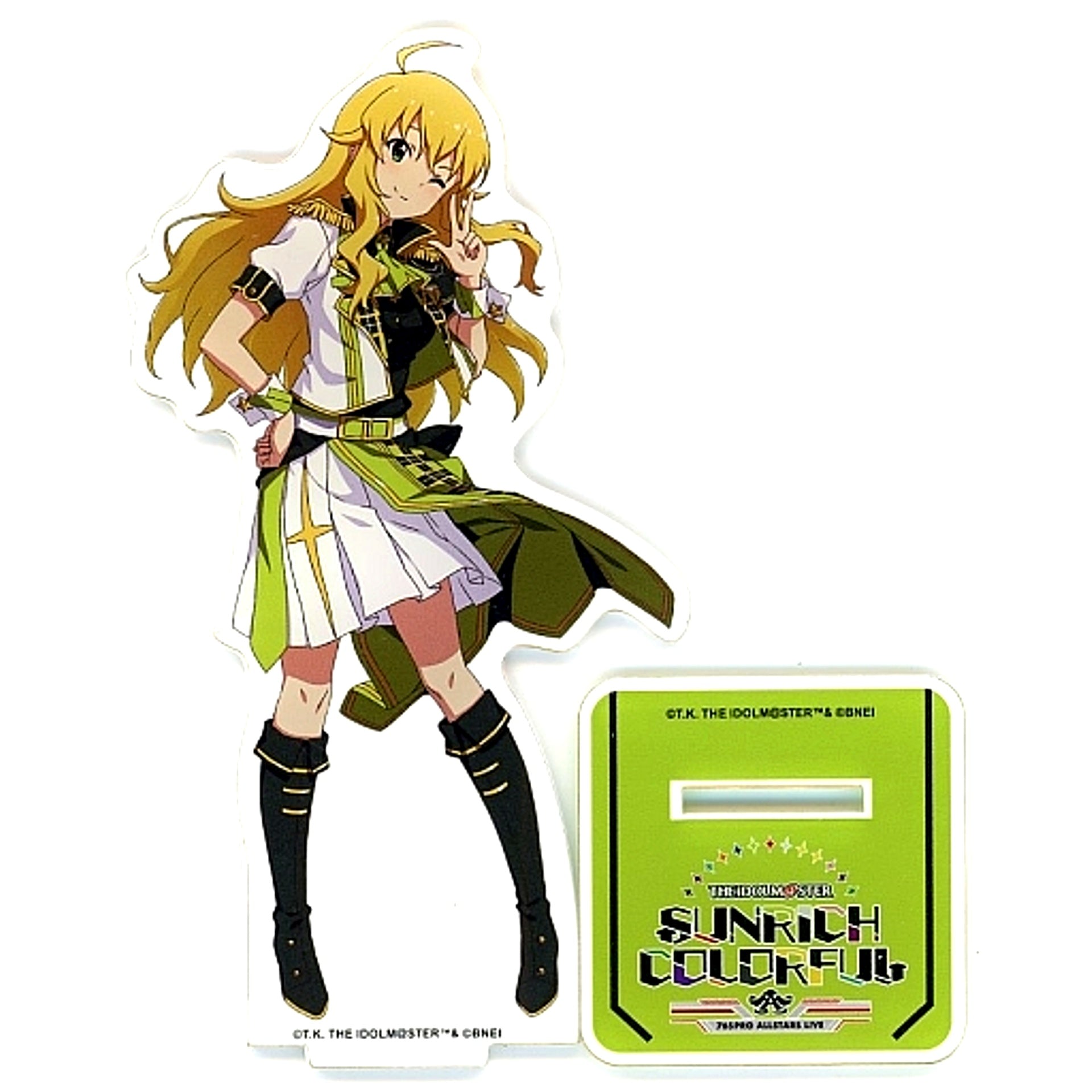 Miki Hoshii THE IDOLM@STER 765PRO ALLSTARS Acrylic Stand LIVE SUNRICH COLORFUL [USED]