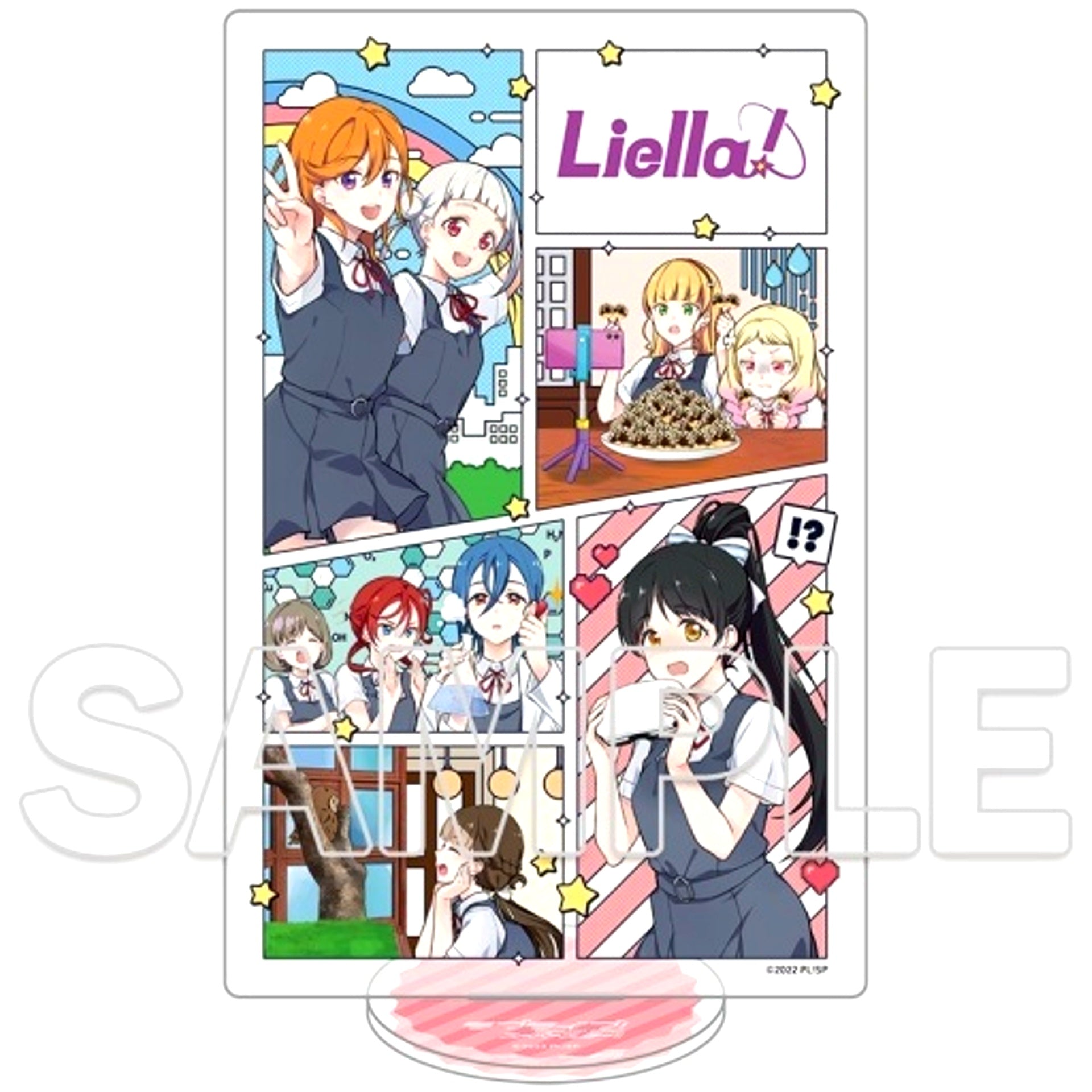 Group Double-Sided Acrylic Stand Love Live! Superstar!! [USED]