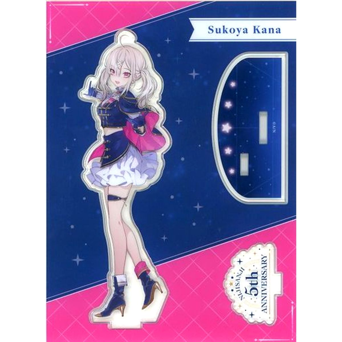 Sukoya Kana Virtual YouTuber Nijisanji Acrylic Stand 5th Anniversary Goods [USED]