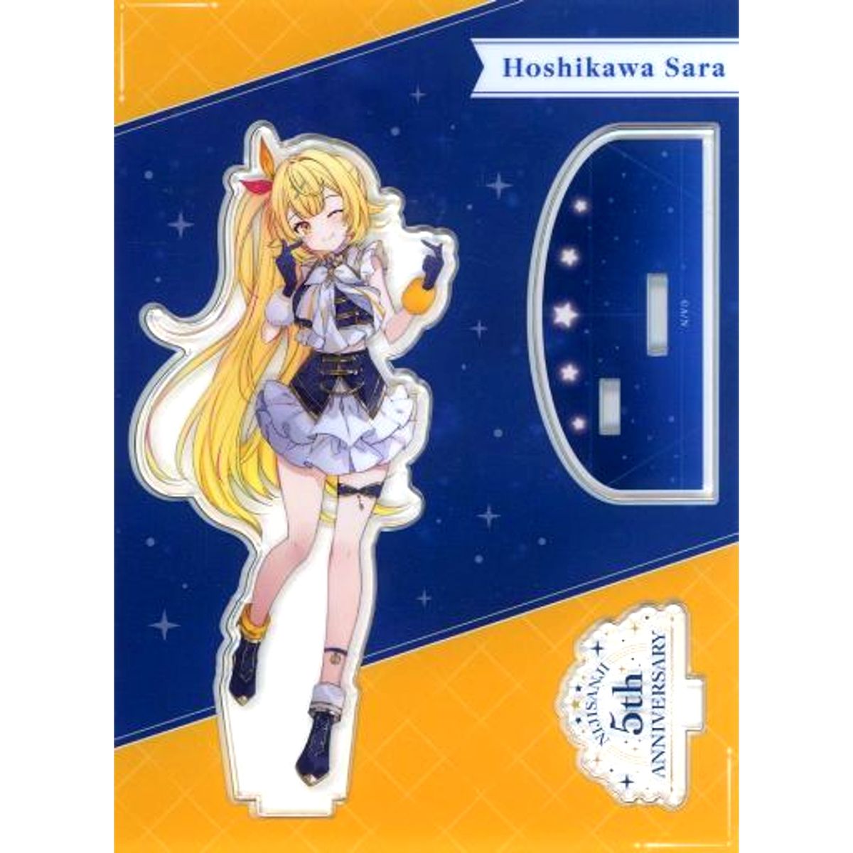 Hoshikawa Sara Virtual YouTuber Nijisanji Acrylic Stand 5th Anniversary Goods [USED]