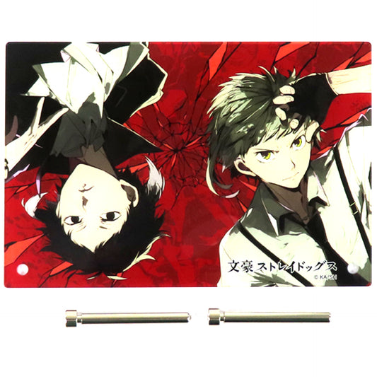 Atsushi Nakajima & Ryunosuke Akutagawa Harukawa35 Illustration Acrylic Plate Bonus for Bungo Stray Dogs Vol. 20 Da Vinci Store Ltd Edition [USED]