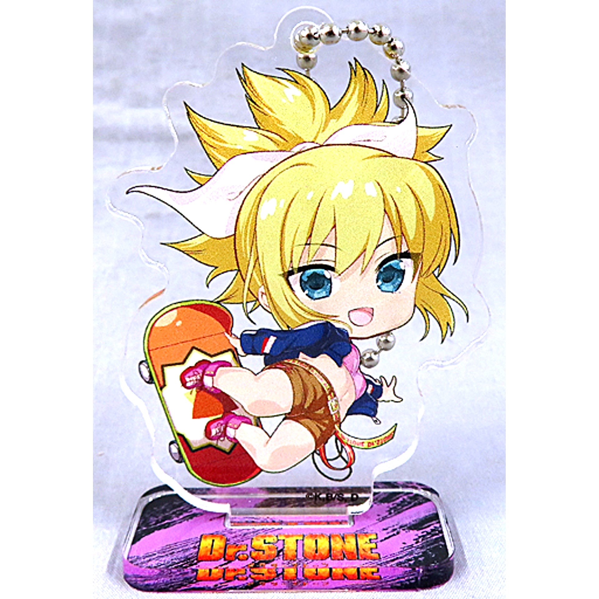 Kohaku Dr. STONE CharaDri!! Chibi Chara Acrylic Stand Keychain [USED]