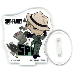 SPY x FAMILY Loid Forger Ichiban Kuji Extra Mission Acrylic Stand Kyunchara Illustrations Prize H Acrylic Stands [USED]