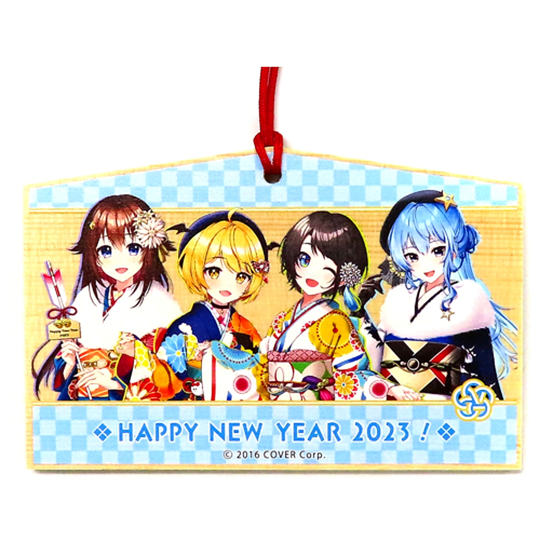 Group hololive Ema Strap Sora Ver. SMILE BASE CAFE Osechi 2023 Bonus [USED]