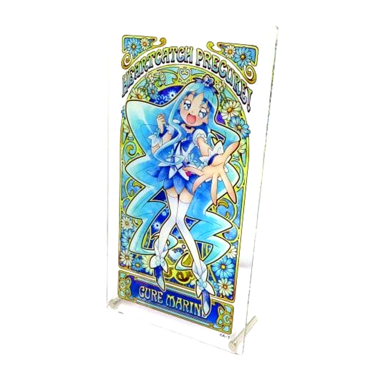 Cure Marine HeartCatch PreCure! Acrylic Art Board Open Your Heart [USED]