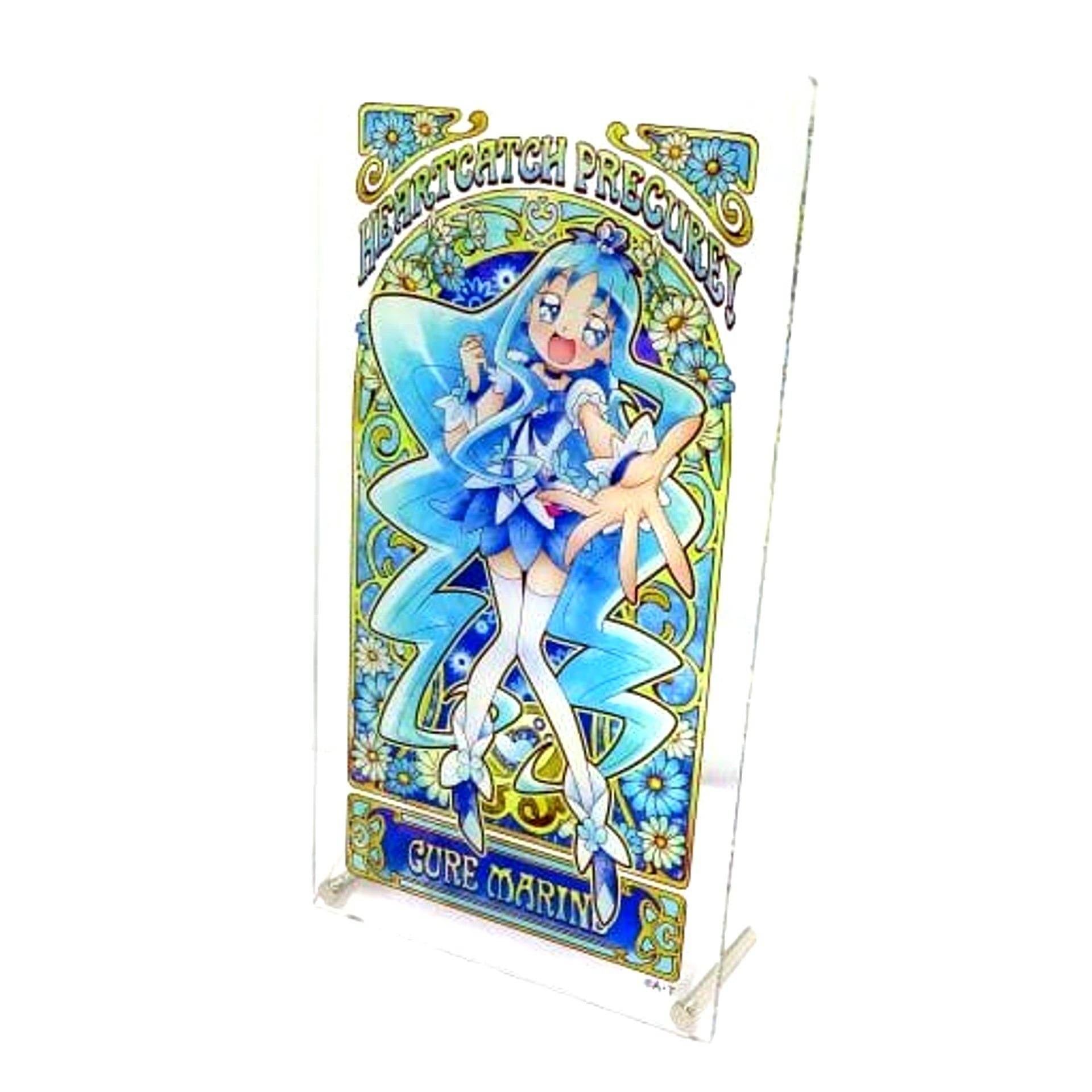 Cure Marine HeartCatch PreCure! Acrylic Art Board Open Your Heart [USED]