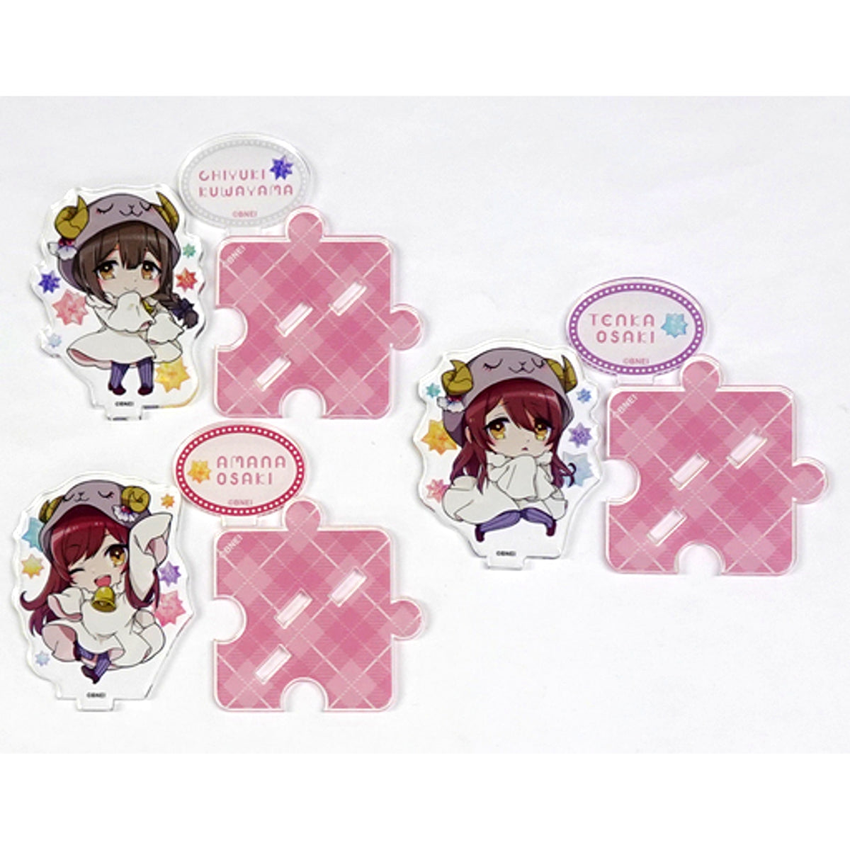 Alstroemeria Animal Ghost Candy Party Official Mini Acrylic Diorama Set Idolmaster Shiny Colors [USED]