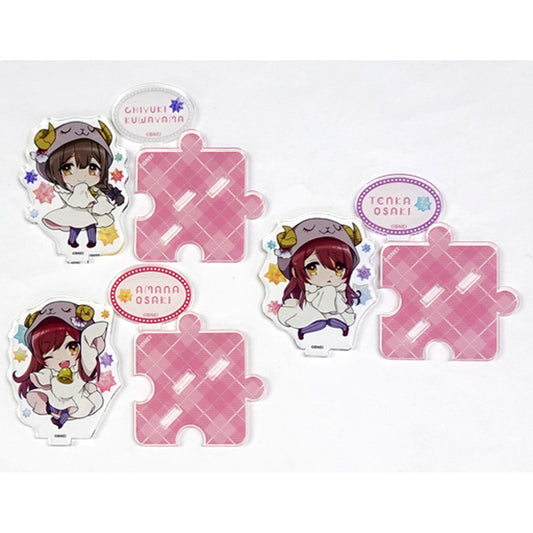 Alstroemeria Animal Ghost Candy Party Official Mini Acrylic Diorama Set Idolmaster Shiny Colors [USED]