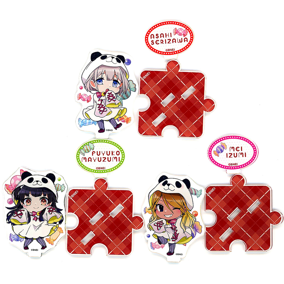 Straylight Animal Ghost Candy Party Official Mini Acrylic Diorama Set Idolmaster Shiny Colors [USED]