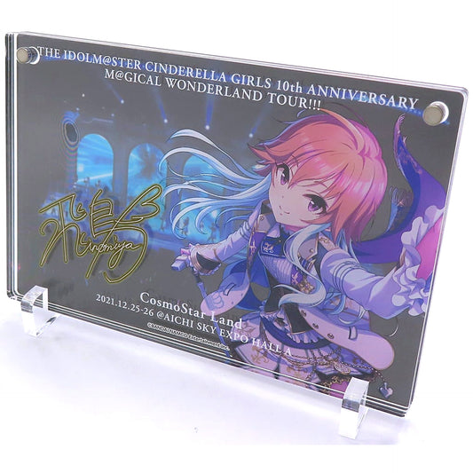 Asuka Ninomiya The Idolmaster Cinderella Girls Official Acrylic Shadow Box [USED]