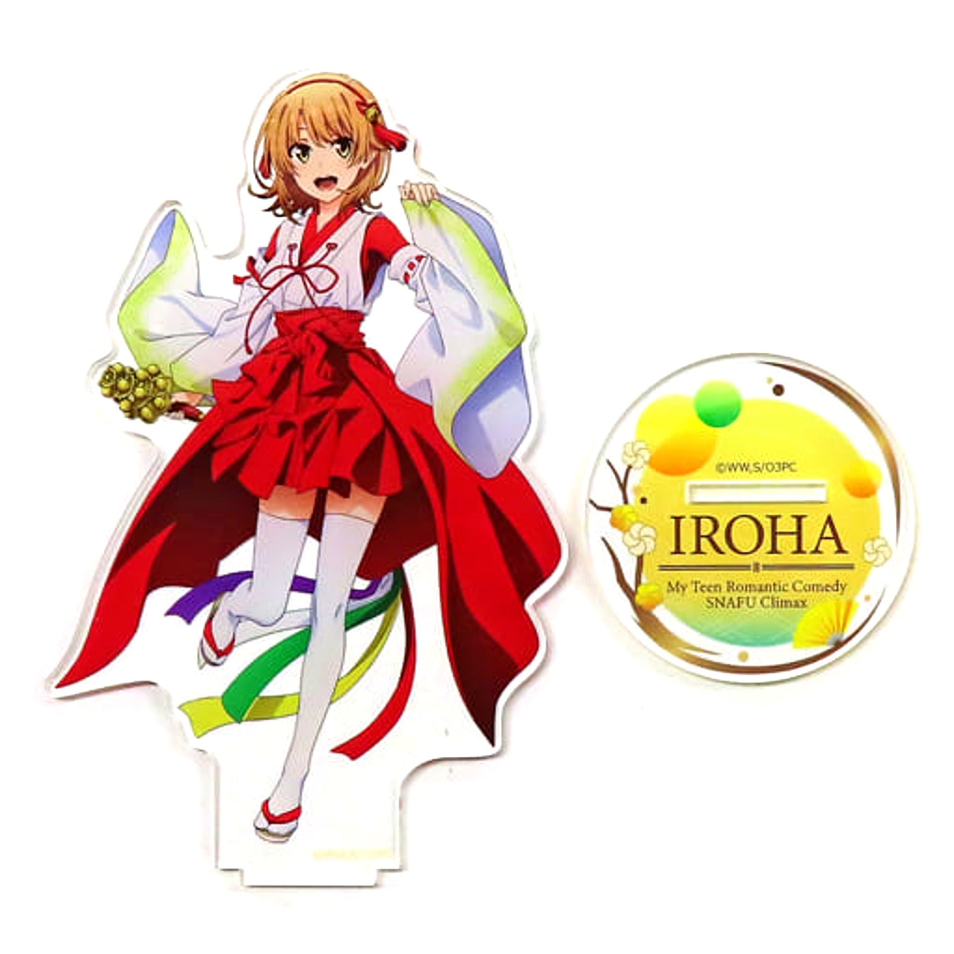Iroha Isshiki Mikagura Sansou Acrylic Stand "My Teen Romantic Comedy SNAFU Climax Mikagura Sansou at atre Akihabara" [USED]