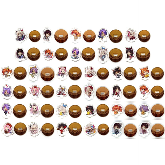 Set of 34 Cafe Stella and the Reapers Butterflies Mini Acrylic Character Stand Collection C101 Goods [USED]
