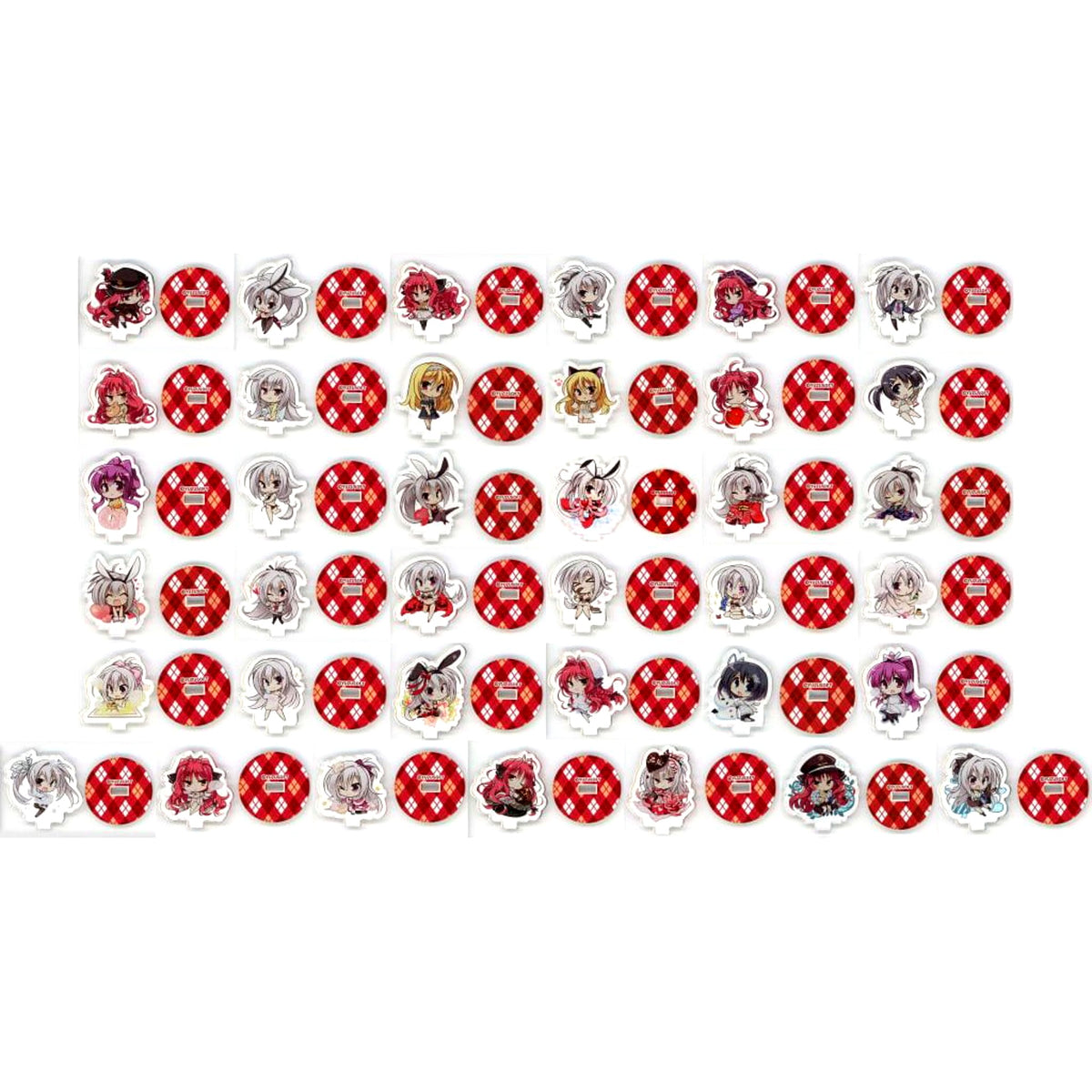 Set of 37 DRACU-RIOT! Mini Acrylic Character Stand Collection C101 [USED]